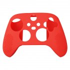 Game Controller Case Soft Silicone Anti-Slip Cover Skin for Xbox Series X S Gamepad Joystick Protective Shell Guard red