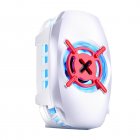 Game Mobile Phone Cooler Semiconductor Refrigeration Radiator Portable Cooling Fan Adjustable Cooling Bracket white+red