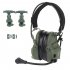 Gen 6 Communication Headset Head Mounted Noise Reduction Headset Silicone Earmuffs  no Pickup  green