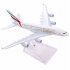 General Wh A380 Emirates Airplane Modeling Toy for Collection Office Ornaments