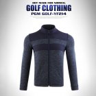 Golf Clothes Autumn Winter Long Sleeve Jacket Warm Knitted Clothes Yf214 navy_L