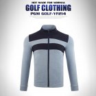 Golf Clothes Autumn Winter Long Sleeve Jacket Warm Knitted Clothes Yf214 light blue_M