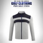 Golf Clothes Autumn Winter Long Sleeve Jacket Warm Knitted Clothes Yf214 gray_XL