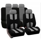 Gray 9Pcs Car Seat Covers 