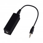 Ground Loop Noise Isolator for Home Stereo Car Audio System with 3.5mm Audio Cable Black