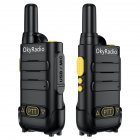 H3 5w Wireless Civil Mini Walkie-talkie 6km 4800mah Battery 400-470mhz Portable Waterproof Work Intercom US