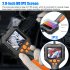 HD 1080P Led Handheld Borescope 2 8 inch Ips Screen 8mm Inspection Camera Industrial Endoscope for Auto Repair Black
