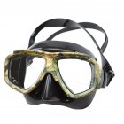 HD Silicone Diving Snorkeling Goggles Masks Dive Gear Scuba Diving Mask camouflage_free size