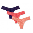 HIMISS Lace Thong Panties 3 Pack