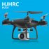 HJ14 Rc Drone with Remote Control Standby Blades Blade Protection Cover Undercart Phone Holder Black 2 battery