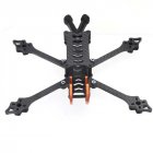 HSKRC HX230mm 5inch / HX267mm 6inch / HX304mm HX342mm FPV Full Carbon Fiber Frame Kit Quadcopter 5 6 7 8 inch for <span style='color:#F7840C'>DJI</span> Air Unit FPV Racing <span style='color:#F7840C'>Drone</span> HX304mm 7inch