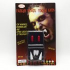 Halloween Fake Teeth Horror Zombie Dentures With Blood-Pill Vampire Cosplay Costume Accessory Prank Trick Prop 4 x Fake Teeth+2 x Blood-Pill
