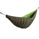 Hammock Underquilt Sleeping Winter Warm Under Quilt Blanket for Outdoor Camping ArmyGreen_200g cotton hammock