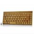 Handcrafted Bamboo Keyboard Wireless Eco Friendly 