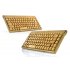 Handcrafted Bamboo Keyboard Wireless Eco Friendly 