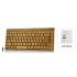 Handcrafted Bamboo Keyboard Wireless Eco Friendly 