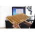 Handcrafted Bamboo Keyboard Wireless Eco Friendly 