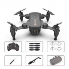 Hd Professional Mini Drone Remote Control Aircraft Primary School Students Children Helicopter Toy Black [Dual Battery]