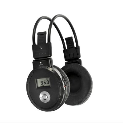 Folding Headphone MP3 Player w/ FM Radio