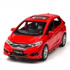 High Simitation 1:32 Alloy Metal Car Model Children Toys with Pull-back Function for Kids Birthday Gifts  red