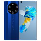 High-end 6.55-inch Mate40 Rs Hd 4g Smartphone 3+64gb Glass Back Cover Smartphone blue
