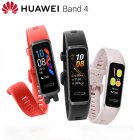 Original HUAWEI Band 4 Smart Sport Watch Plug and Charge Watch Faces Heart Rate Health Monitor Touch Screen pink