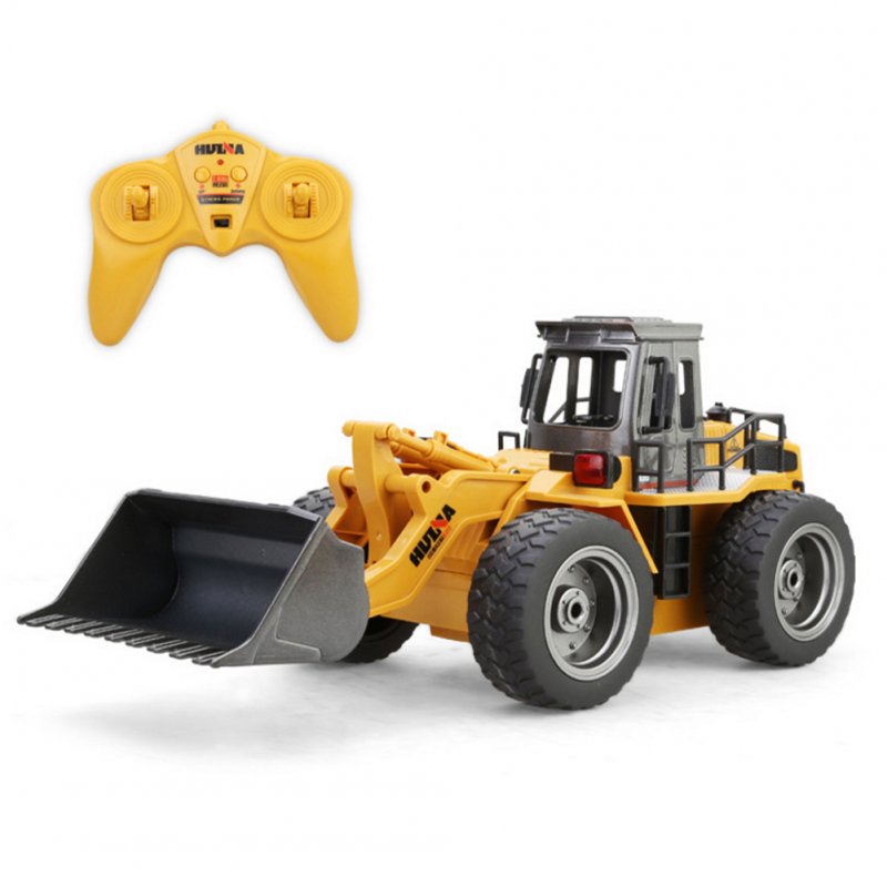 Huina 520 1:18 RC Bulldozer Snow Plow Children Engineering Vehicle Model Toys