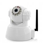 IP Surveillance Camera with Pan and Tilt Function  Two way audio and easy plug and play installation