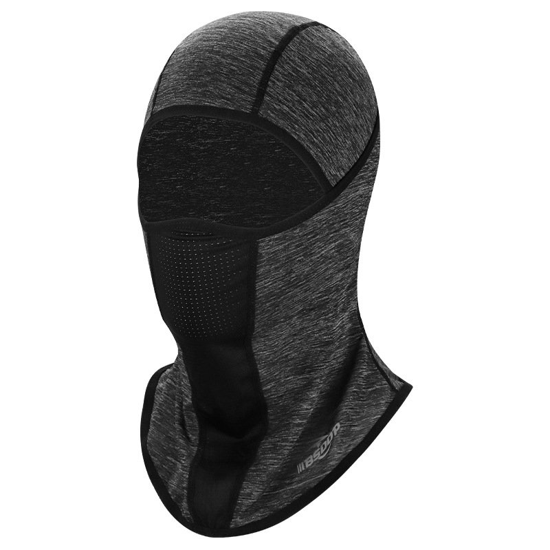 Ice Silk Breathable Motorcycle Full Face Mask Motorcross Dustproof Windproof Outdoor Cycling Unisex RH-A1120 gray
