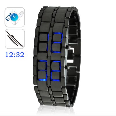 Ice Samurai Blue LED Watch