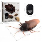 Infrared Remote Control Electric Cockroach Toys Simulation Induction Fake Cockroach Spider Ant Animal Tricky Props 9916 cockroach 124 grams