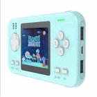 Integrated 416 Games Handheld Game Console Large Battery Capacity Portable Fast Charging Power Bank Game Console blue