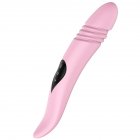 Intelligent Induction Stretchable Vibrator Climax Female Masturbation Massager  No induction telescopic - pink