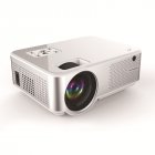 C9 1280*720P Support 4K Videos Via HDMI Home Cinema Movie LED Video Projector Silver white_European regulations