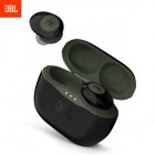 Original JBL T120 TWS True Wireless Bluetooth <span style='color:#F7840C'>Earphones</span> TUNE 120TWS Stereo Earbuds Bass Sound Headphones Headset with Mic Charging Case green