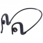 K89 Bluetooth-compatible 5.0 Headset Stereo Bone Conduction Hanging Ear Type Colorful Lights Business Sports Earphone black