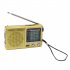 KK9 Weather Radio SW AM FM Portable Radio Battery Operated Longest Lasting Radio For Emergency Hurricane Running Walking Home silver