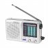 KK9 Weather Radio SW AM FM Portable Radio Battery Operated Longest Lasting Radio For Emergency Hurricane Running Walking Home gold
