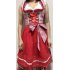 KOJOOIN Women s German Dirndl Dress Costumes Set for Bavarian Oktoberfest Halloween Carnival