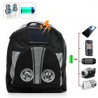 Keep your electronic devices charged on the go with this Solar Battery Charger Backpack from Chinavasion  With Speakers 