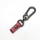 Keyring Keychain Men Simple Key Chains Holder For Car Accessories Gift Car Key Chain red