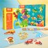 Kids Baby Girls Boys Wooden Cognition Puzzle Learning Educational Toy Family Party Game