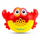Kids Crab Bubble Machine Automatic Bubble Blowing Machine Electric Bath Toy