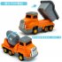 Kids DIY Assembled Magnetic Engineering Truck Toy Sound Light Inertial Toy Set  Random Color  crane 19PCS