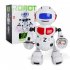Kids Dance Robot Toys With Music Light Electronic Walking Dancing Smart Robot For Boys Girls Birthday Christmas Gift robot blue