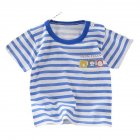 Kids Short Sleeves T-shirt Fashion Cute Printing Round Neck Breathable Tops For 1-6 Years Old Boys Girls A11 4-5Y 120cm