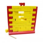 Kids Wooden Laying Bricks Blocks Tabletop Educational Puzzle <span style='color:#F7840C'>Toy</span>