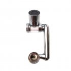 Kitchen Sink Faucet Extender 2 Water Flow Mode 3D Free Rotation Faucet Aerator Universal Swivel Robotic Arm steel color