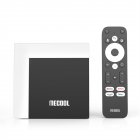 MECOOL Km7 Plus Smart TV Box 2GB RAM 16GB ROM Quad-core Android 11 TV Box Black US Plug