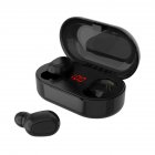 L22 TWS Bluetooth 5.0 Headset Wireless In-ear Headphones With LED Digital Display Sports Earphones I black